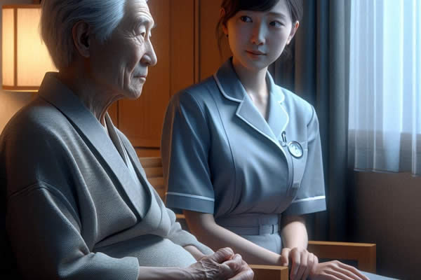 まずはお年寄りに好かれる人の「聴く姿勢」という特徴から