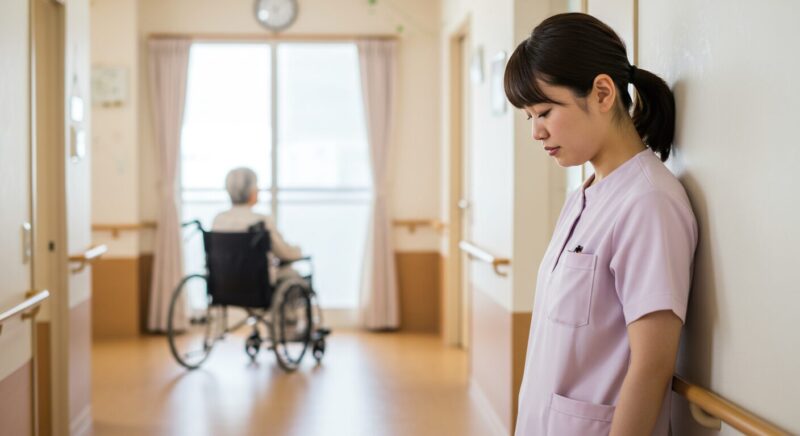 介護の仕事で利用者に怒られると落ち込む