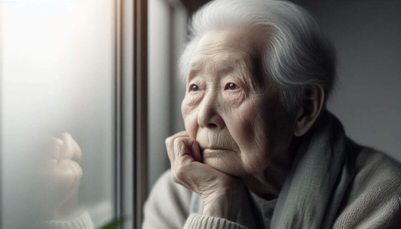 孤独な老人の話し相手不足が招く事態