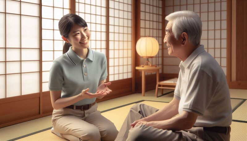 高齢者の話し相手になるサービス活用法